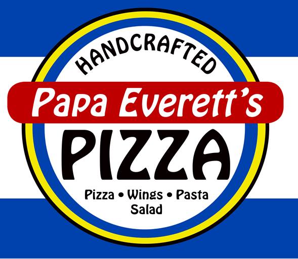 Papa Everett's Handcrafted Pizza logo