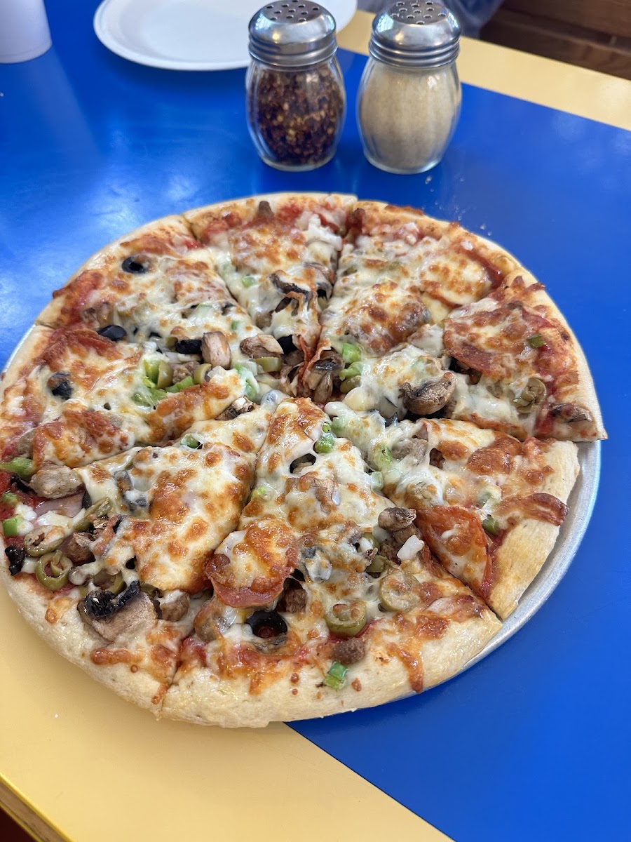 Triple Topper Pizza